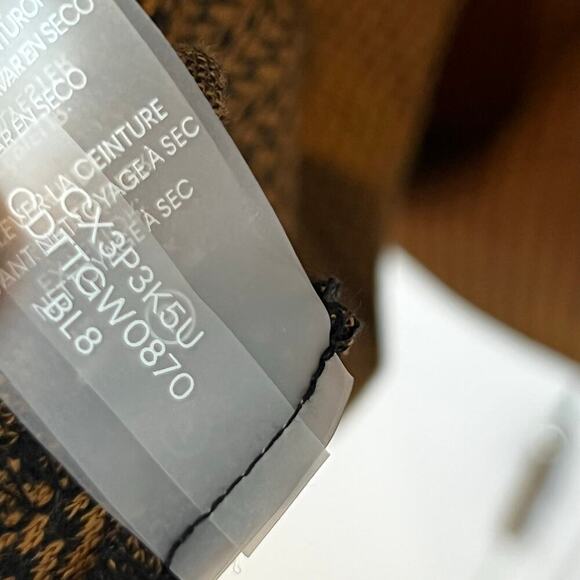 Calvin Klein Herringbone Knit Belted Midi Dress Size 16W NWOT - Picture 12 of 12